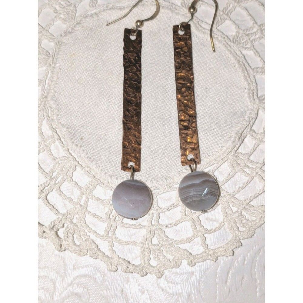 Copper Dangle Earrings